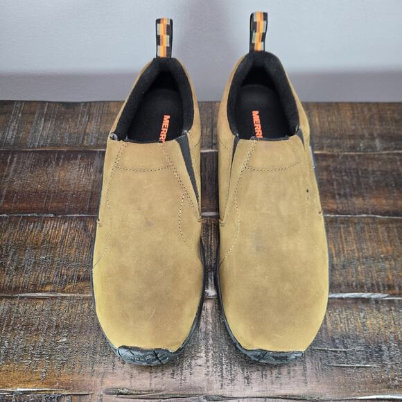Merrell Jungle Moc Mens Size 8 M Casual Slip On Shoes Loafer Brown Leather main image 2
